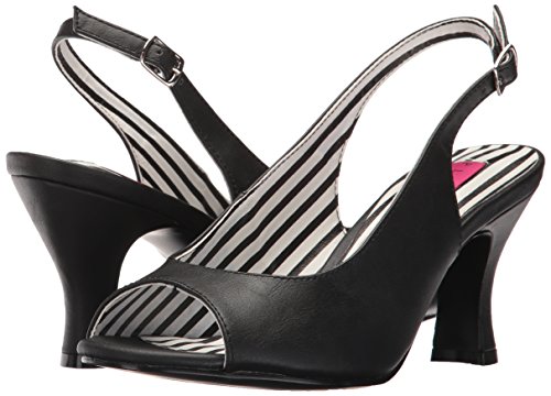 Pleaser Pink Label Women's Jenna02/Bpu Dress Pump, Black Faux Leather, 13 M Us #TOP6