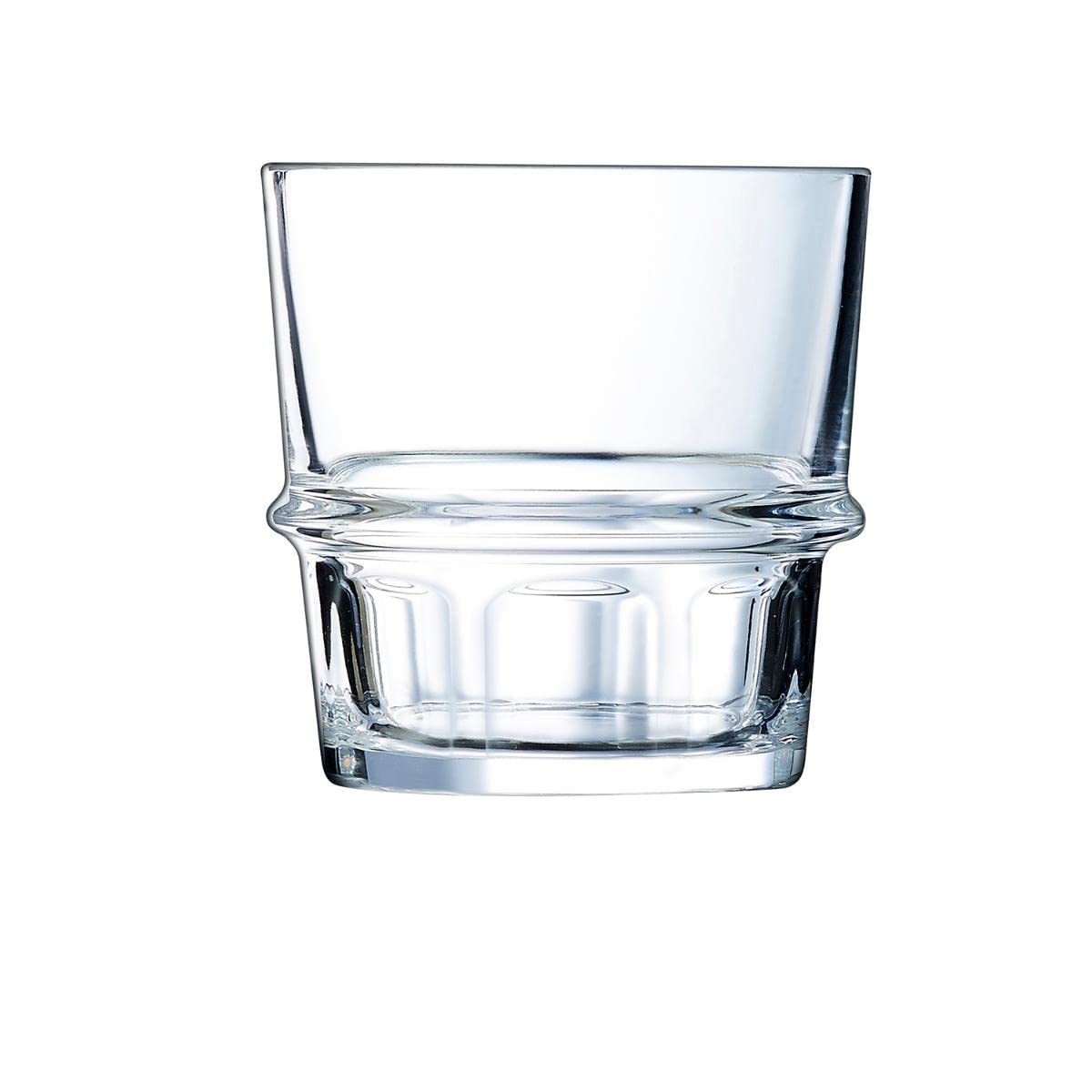 Set De 6 Verres En Verre Trempé New York 25cl - Design Vintage, Résistant, Passe Au Lave-vaisselle