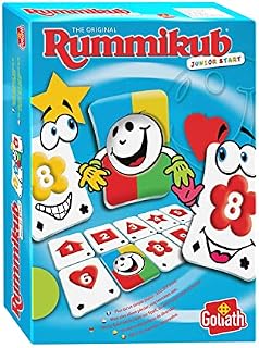 Goliath Rummikub The Original Junior Travel, for Children from 4 Years, Travel Game for 2 to 4 Players