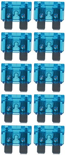 baytronic Standard Flachstecksicherung Kfz-Sicherung (10 Stück 15 A blau)