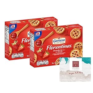 Gamesa Florentinas Sabor Fresa (Strawberry) Mini Tarts 11.1oz (2 boxes)