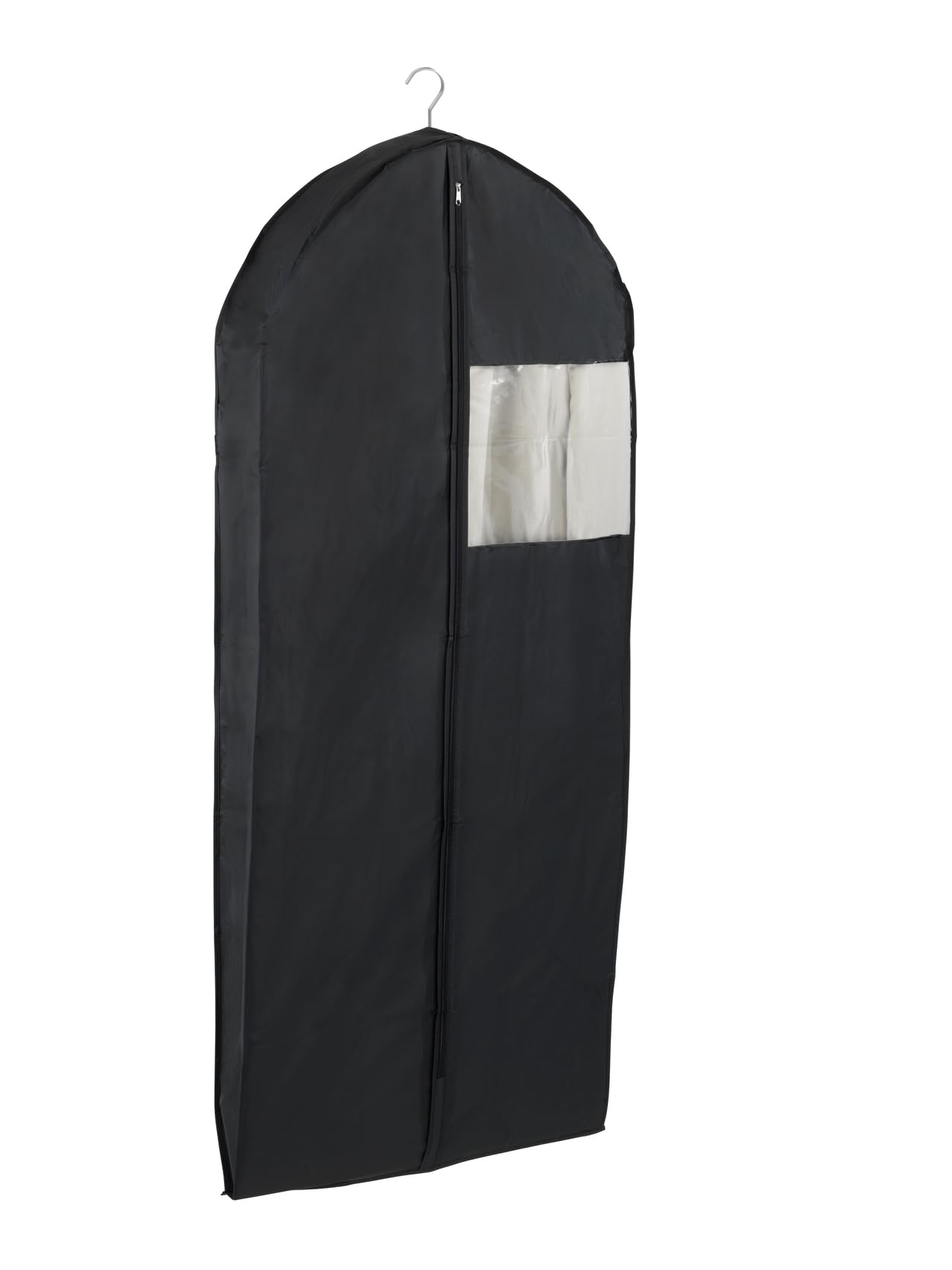 WENKO Housse vêtements Deep Black Space XXL, Polyéthylène, 60 x 135 x 12 cm, Noir