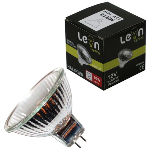 10 x lampadine alogene GU5.3 MR16 10 W 12 V 50 mm