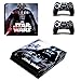 FENGLING Ps4 Slim Skin Star Wars Pegatinas Playstation 4 Slim Vinilo calcomanías Adhesivo para Playstation 4 Consola Delgada y Dos Controladores