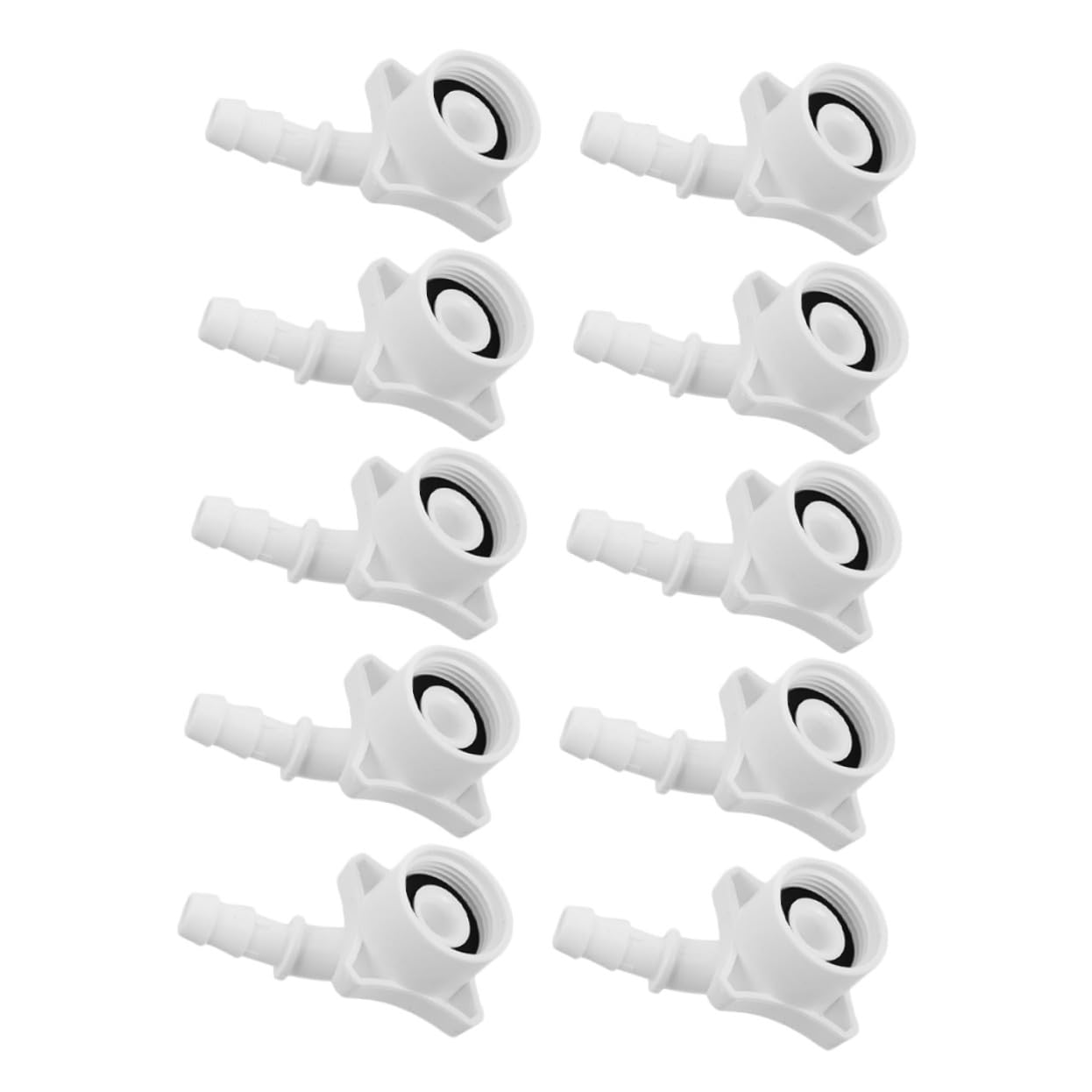 50 Pezzi Connettore Rapido per Tubo Acqua Lavatrice e Lavaggio Auto Adattatore Tubo Flessibile Resistente e Antigoccia Design Compatto per Uso Versatile e Collegamento Sicuro