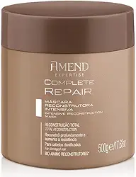 Máscara Reconstrutora Amend Expertise Complete Repair, 500g, Com Bio-amino Reconstrutores, Repara, Reconstrói E Protege Os Cabelos De Dos Futuros
