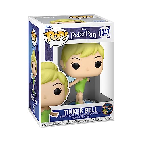 Coleccionables, Toy Funko Pop! Disney: Peter Pan 70th - Tinker Bell - Tink On Mirror - Campanilla- Figura de Vinilo Coleccionable - Idea de Regalo - Mercancia Oficial - Juguetes...