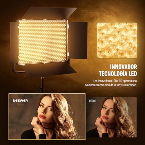 Panel LED 150W bicolor para estudio de fotografía Neewer AP150B regulable 2