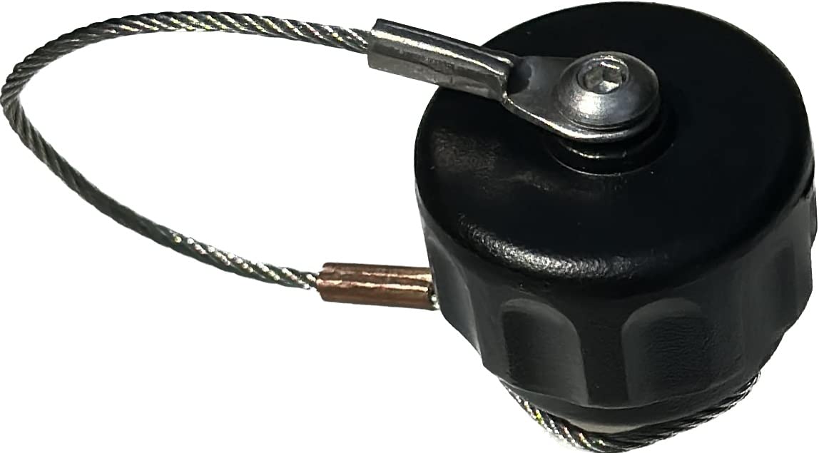 Solid Aluminum Replacement Cap for VP Racing Utility Container Jug (Black, 1, Vent Cap)