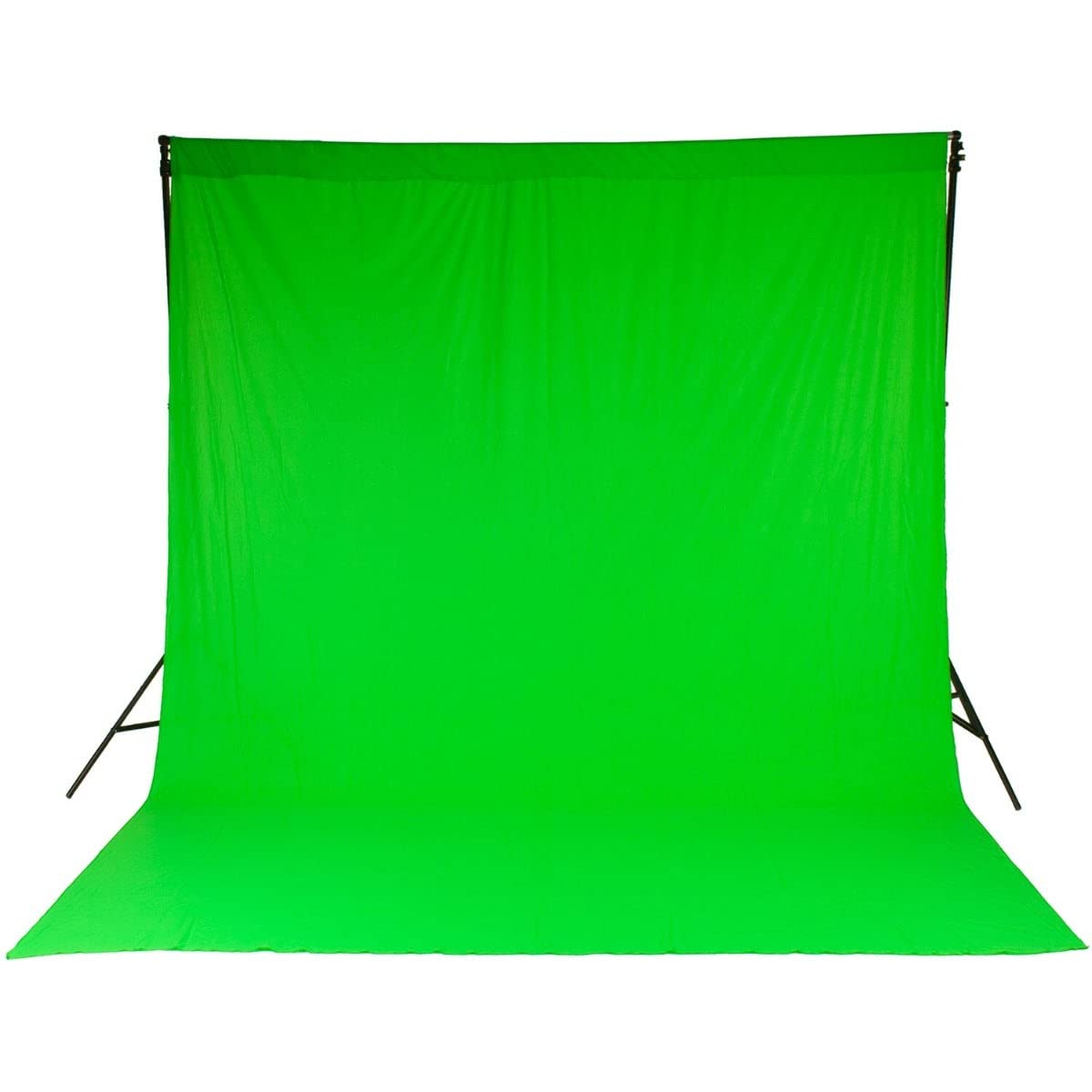 Manfrotto Chromakey Textilhintergrund Grün 300x350cm mit Schlaufe (Import Royaume Uni)