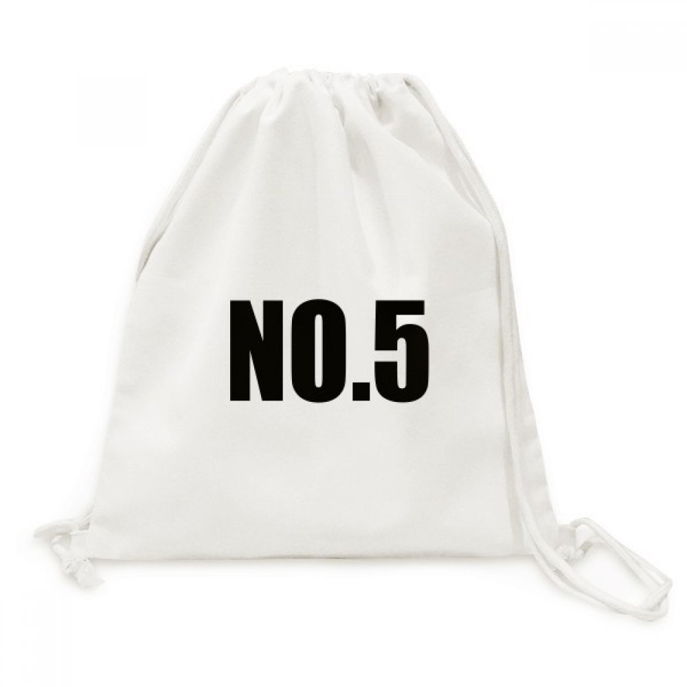 Sac à dos cordon toile Numéro 5 DIYthinker pochon voyage réutilisable - 5