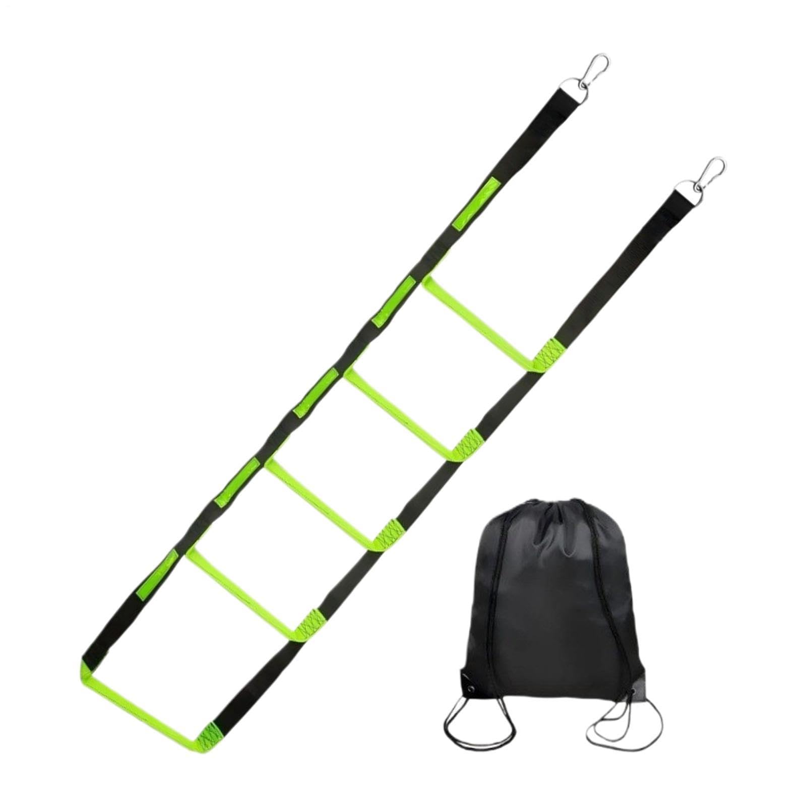 di corda per barca a 5 gradini portatile per barca a motore | Pontoon Scaletta per Kayak Yacht Pontoon Canoa Outdoor Marine Snorkeling Pesca Nuoto