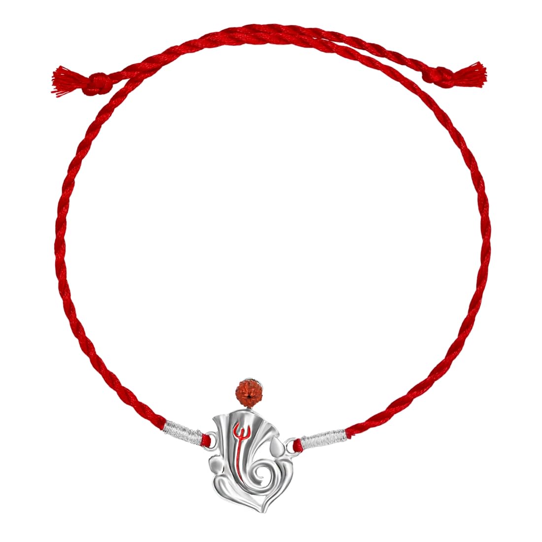 ZAVYA 925 Sterling Silver Ganesh Minimal Rhodium Plating Silver Rakhi | Rakhi for Brother-Happy Rakshabandhan | With Certificate of Authenticity and 925 Hallmark (B0D7995HV6) Amazon Price History, Amazon Price Tracker