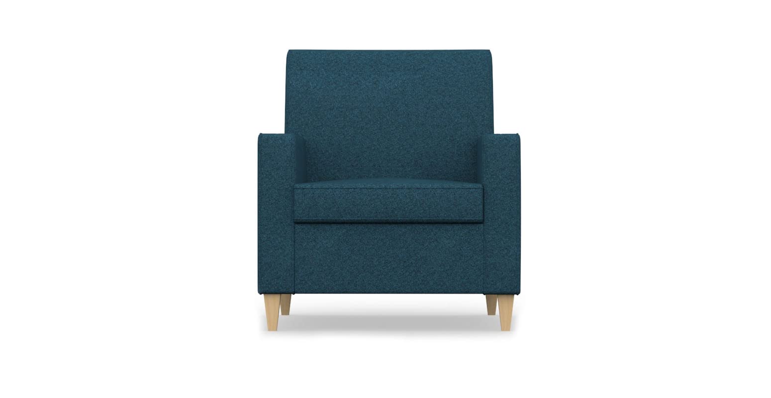 COMFORTLY - Fodera Di Ricambio Per Poltrona KARLSTAD (Modello Normale), Tessuto Crown Morbido E Resistente, Colore Blu Oceano - 4
