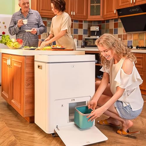 Electric Kitchen Composter - 20L Smart Waste Compost Caddy with 300W APP Control, Automatic Food Waste Cycler for Commercial Use - Image 2