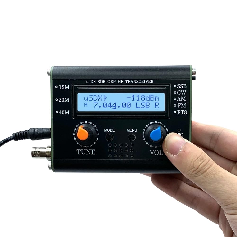 USDX SDR ORP HF R1.02W 5W 40M 15M 20M 3 pasma SDR Wszystkie tryby USB, LSB, CW, HF SSB QRP Transceiver z mikrofonem