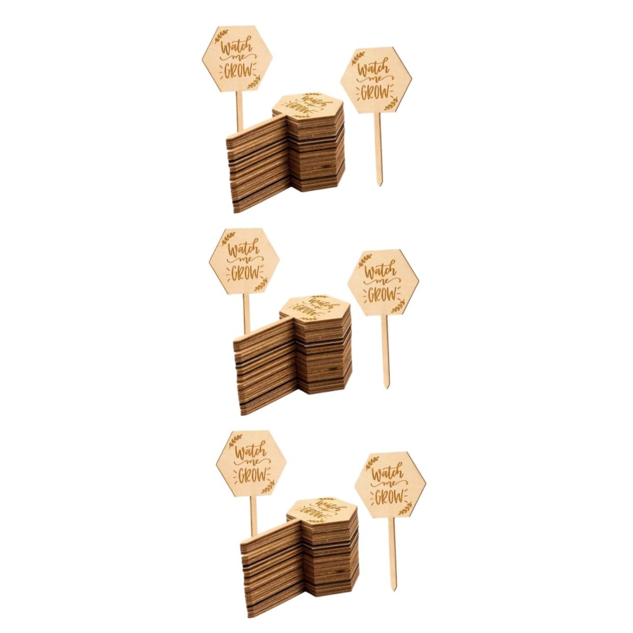 Hemobllo 3 Set Etichette Per Piante Da Marcatori Per Piante Facile Personalizzare Decorazione Per Giardinaggio E Coltivazione 40 Pezzi*3