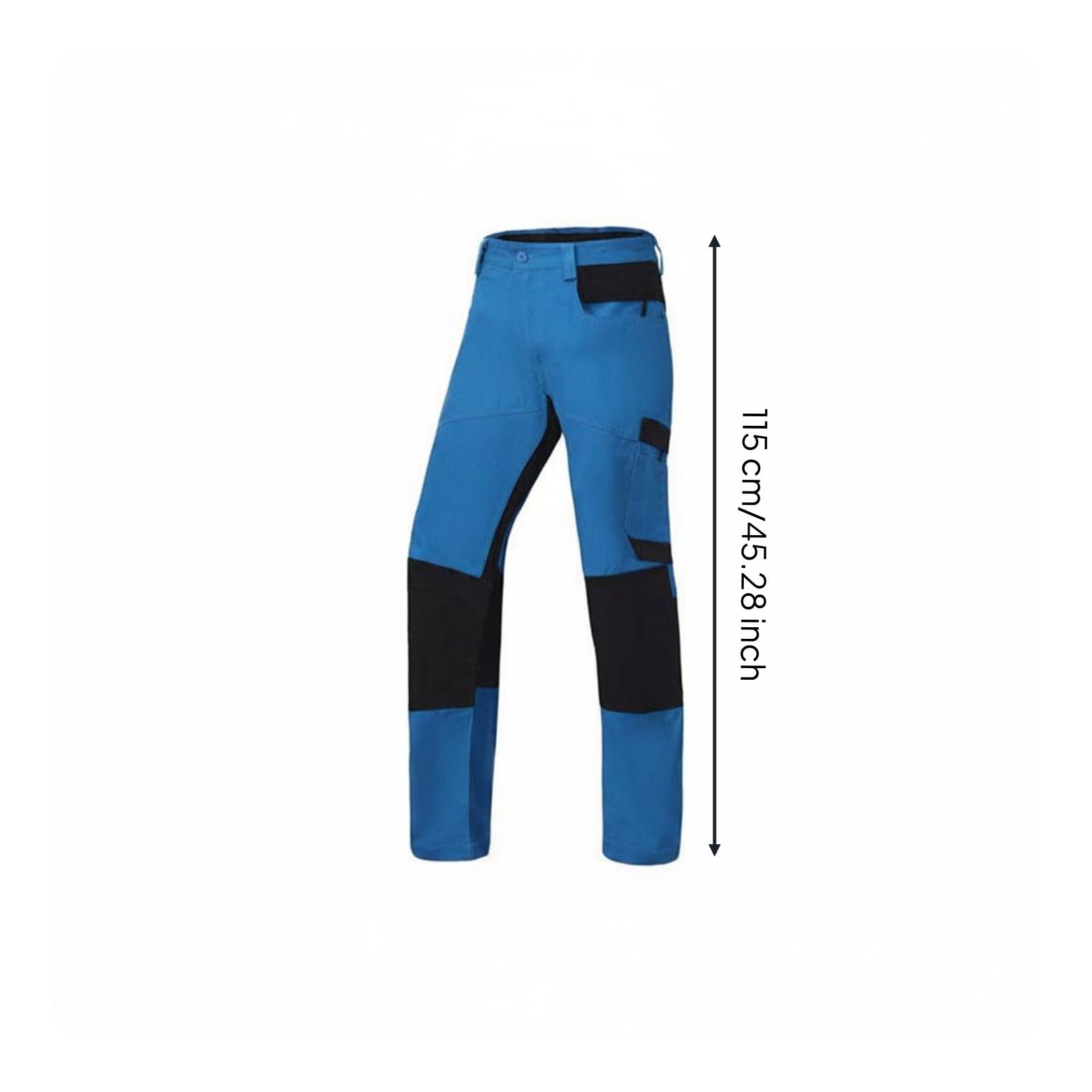 Qianly Pantalones de Trabajo de Pantalones para Arborista Pantalones de Pantalones Anticorte Pantalones Industriales con Materiales de Poliéster y, Light Blue 44