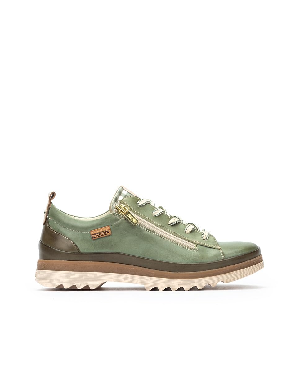 Pikolinos Zapatos Mujer Cordones Y Cremallera Vigo Cuero