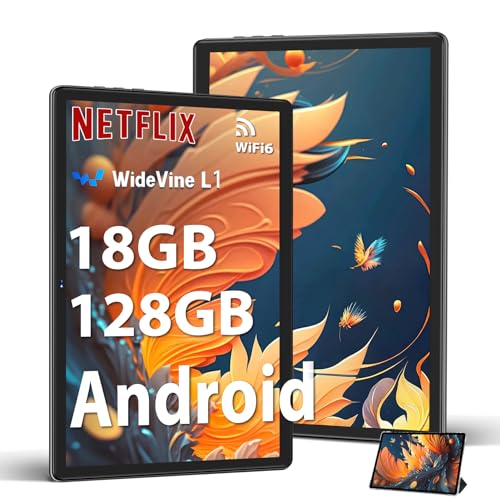 【18GB RAM + 128GB ROM + Espansione 1 TB】tablet in offerta D3 hanno una RAM da 18 GB (RAM da 4 GB di RAM+14 GB) che possono ospitare più applicazioni di dati, ridurre la latenza dell'applicazione dell'applicazione e migliorare la capacità di risposta e la stabilità del sistema. L'ampio spazio di archiviazione della ROM da 128 GB può anche essere esteso a 1 TB tramite la scheda MicroSD/TF, consentendo agli utenti di archiviare più foto, video, applicazioni e altri file per evitare il problema di un frequente spazio di archiviazione della pulizia. Sia che tu guardi i supporti di streaming o gestiscono le attività di lavoro, questo tablet 10.1 pollici può offrire un'esperienza regolare.