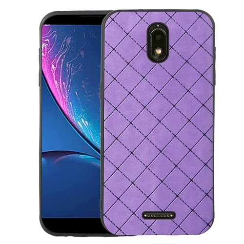 ELISORLI Compatible with Hot Pepper Serrano 3 case Rugged Thin Slim Cell Accessories Anti-Slip Fit Rubber TPU Mobile Phone Silicone Protective Shockproof Full Body Cover for HPP-L55B Women Men Purple