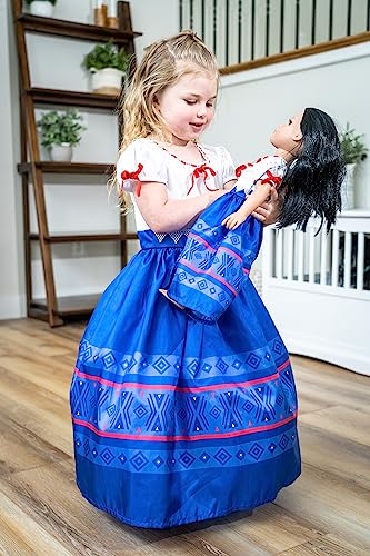 Disfraz completo princesa para niñas de 5-7 años miniatura 5