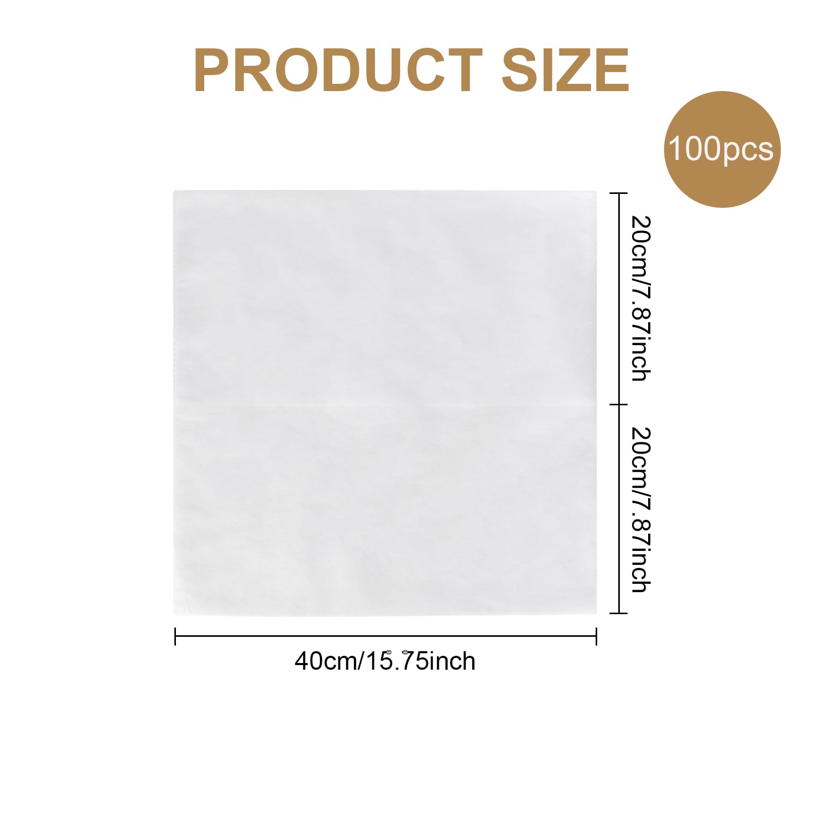 Lot de 100 Capuchons de Protection pour Maquillage, Couvre-Visage en Non-Tissé, Masque Léger et Respirant, Gardez le Maquillage et les Vêtements Bien Rangés, pour Femmes, Magasin de Vêtements