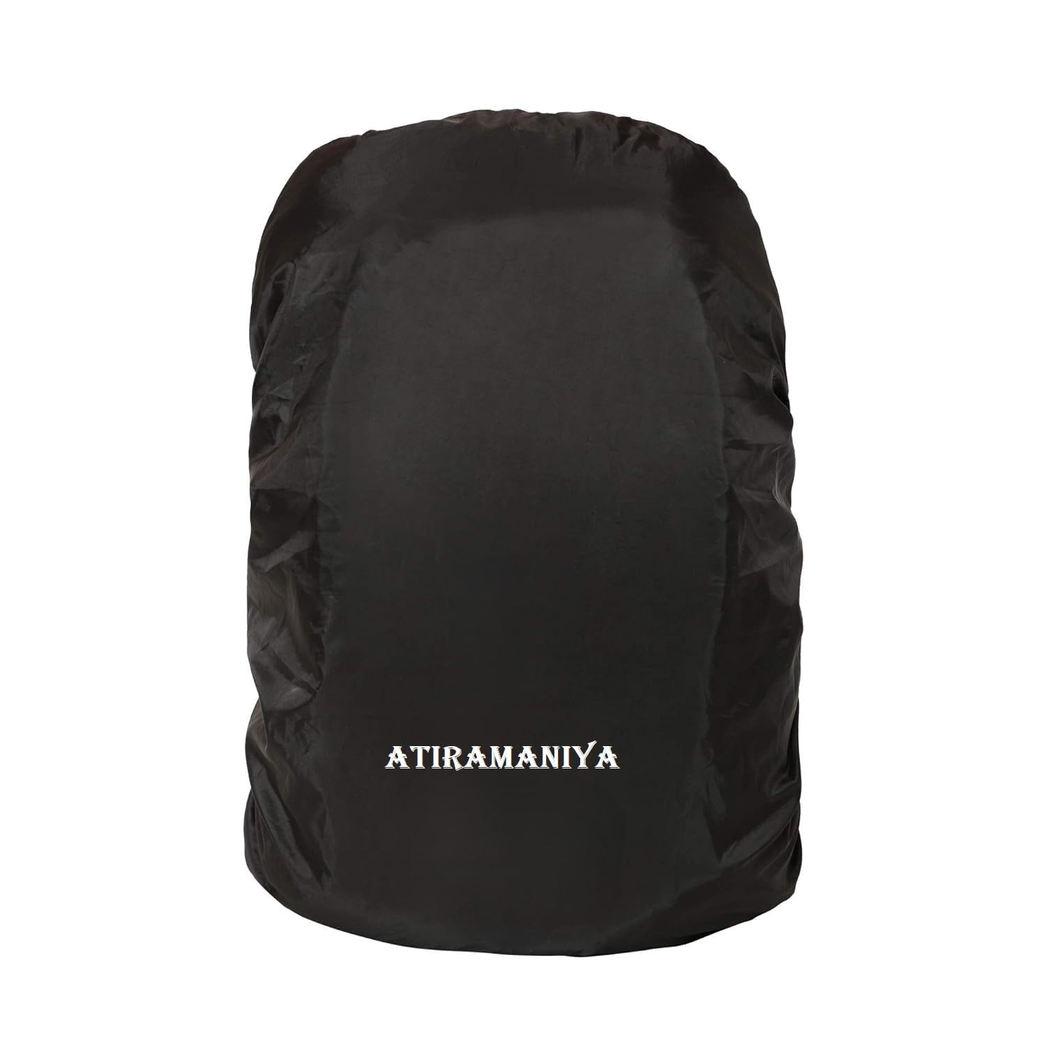 ATIRAMANIYA 30L-60L Rain Cover for Standard Backpack with Pouch | Waterproof Dustproof Rain Cover Bag Elastic Adjustabe for School Collede Office Trekking Bags Black (3)-image-28