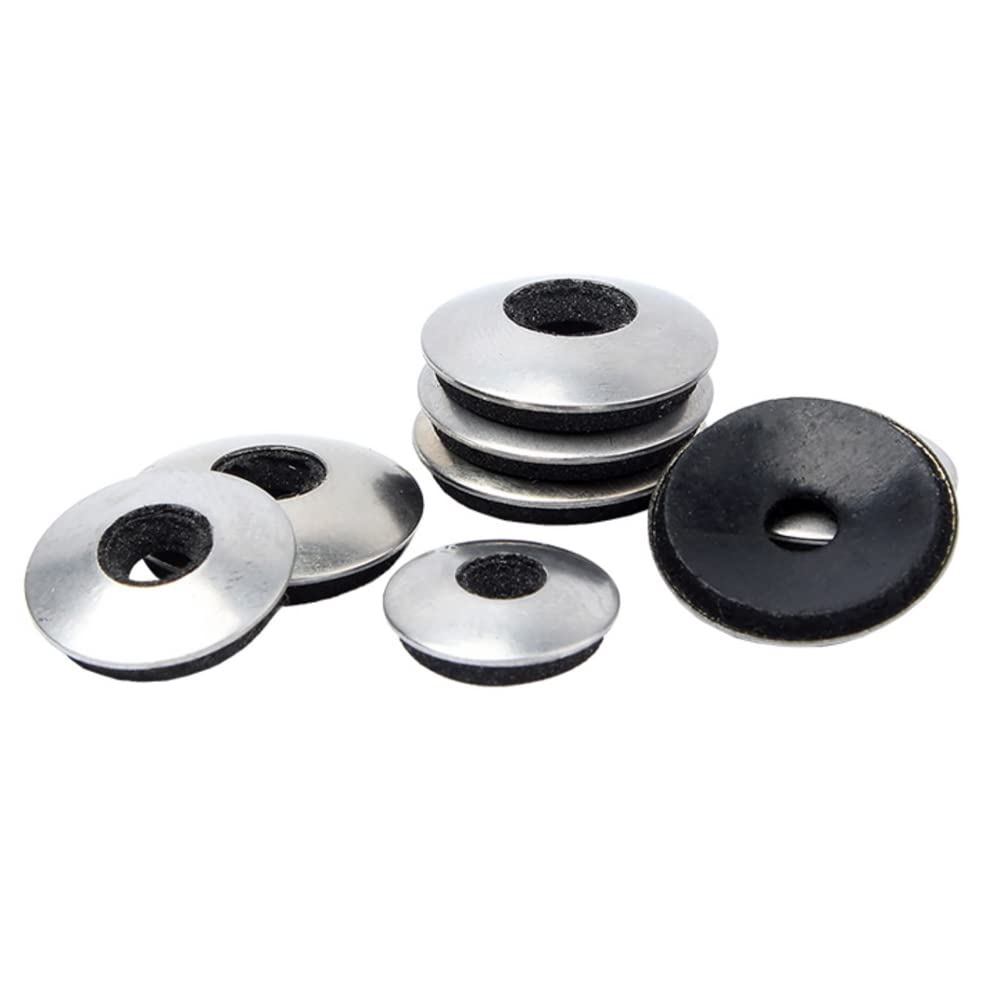 20 pezzi Rondelle di Tenuta in EPDM Acciaio inox 304 Rondella Vulcanizzata Rondelle per Viti, M6.3x16mm