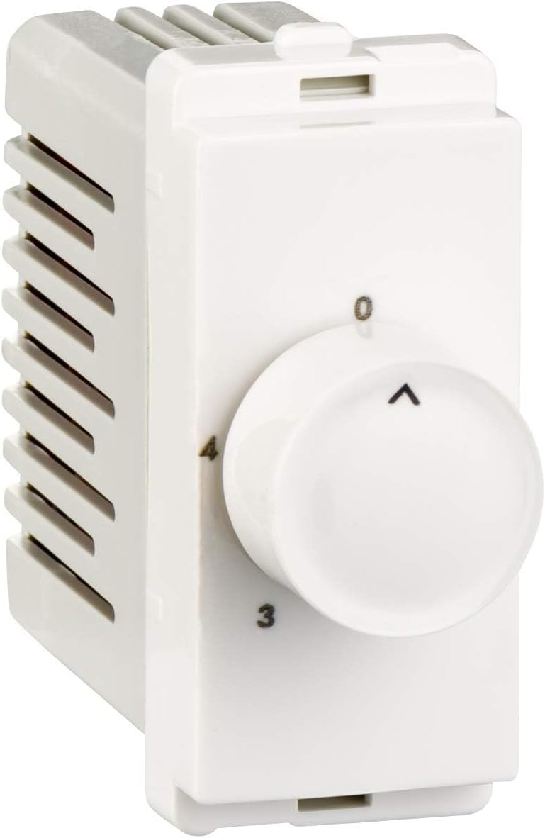 Schneider Electric Livia P3100 1M Step Type Fan Regulator (White) | Modular Ceiling Fan Speed Controller | Compact Design | Smooth Step Control | Ideal for Home, Office & Commercial Use