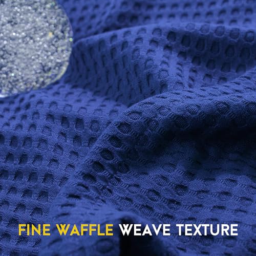 Image of AmyHomie Cooling Waffle Blanket King Size, 100% Rayon Derived from Bamboo