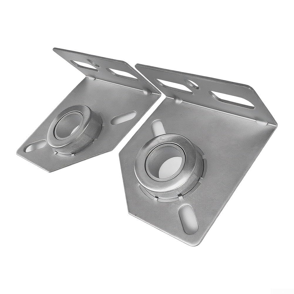 para soporte Bisagra Puerta Garaje para acero Galvanizado 2 Unidades
