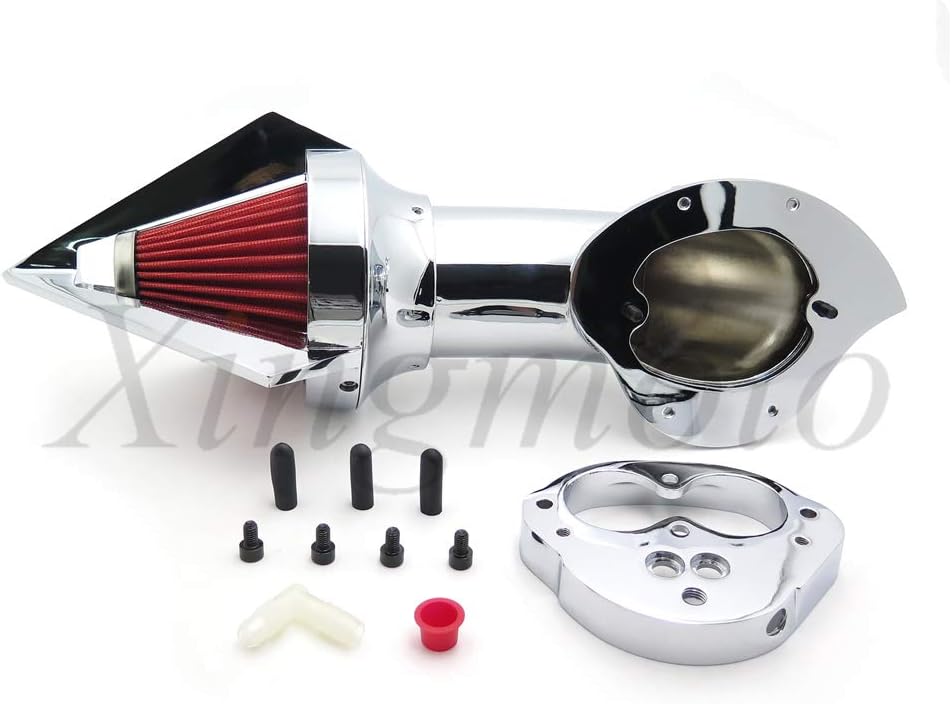 Chrome Triangle Air Cleaner Kits Intake for Kawasaki Vulcan 1500 1600 Classic 2000-2012