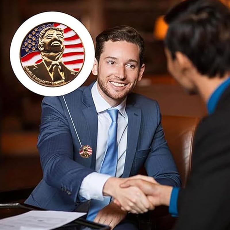 Image of USA Flag Brooch Pin Souvenir for United States of 2026 Veteran's Day Pin Patriotic Accessories Independence Day Decor Gifts for Sister