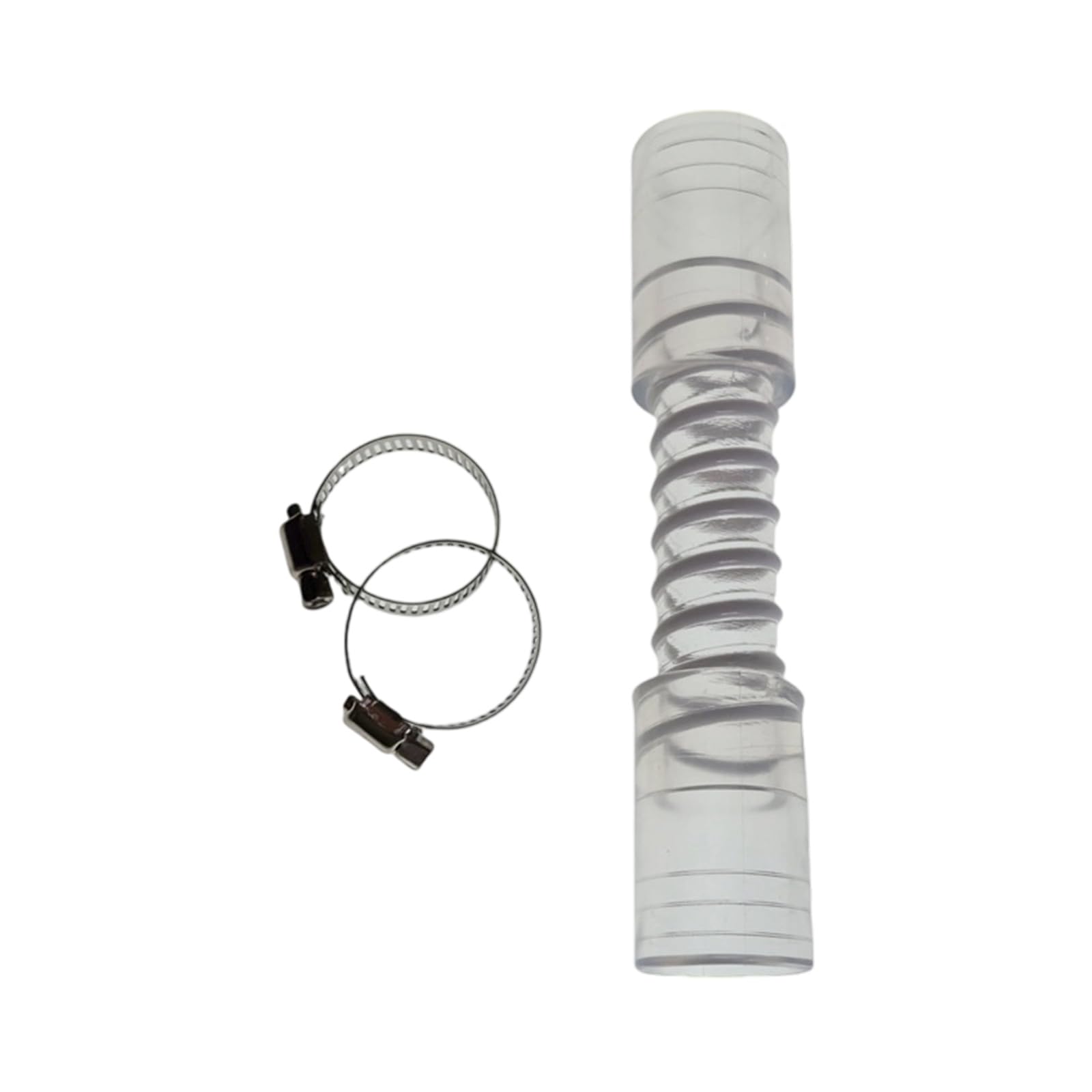 Air Conditioning Drainage Connector Flexible Installation Clear Observation Tube Drain Hose with Hose Connector Central Air Conditioning Drain