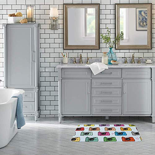 Tapis de bain super absorbant et lavable en velours doux - 4