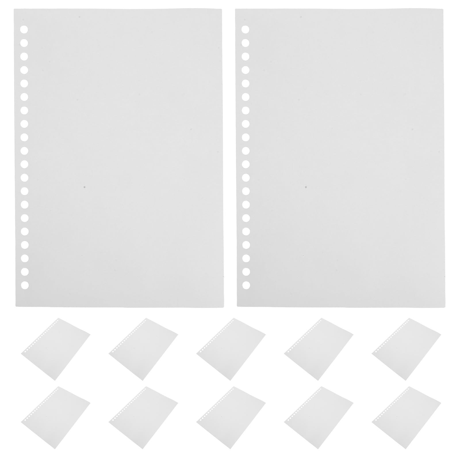 Papier blanc pour album sans colle MOKKHNB format A5 créatif - 8