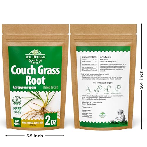 Image of 2 oz. Couch Grass Herbal Tea (Agropyron repens) - 56g Dried Couch Grass Herb Tea Hierba Canuela