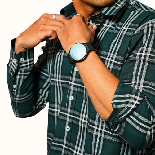 Image of RuggedNap Checked Cotton Shirt for Men | Premium Casual Plaid Shirt, Soft Breathable Everyday Wear