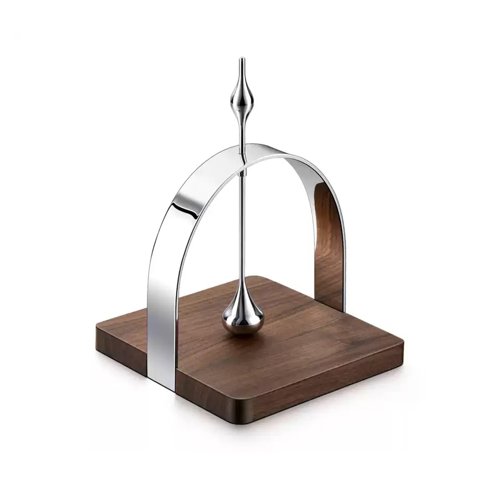 Servilletero | Bandeja de Mesa for Fiestas, Bodas y Eventos | Fabricada en Madera de Nogal y Acero Inoxidable
