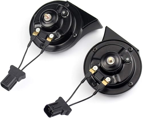 Miniatura 7 de FARBIN Kit de bocinas de coche de 12 V de tono alto/bajo de metal con arnés de relé y 2 arneses de conector para la serie BMW antigua