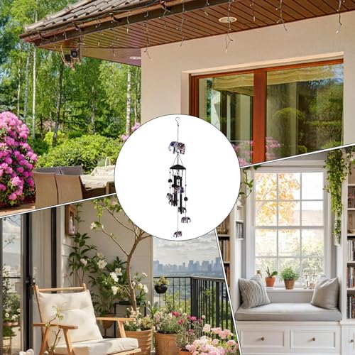 Carillon éolien durable pour extérieur résistant aux intempéries et vent fort - 5