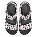 Pointodoor Pink Leopard Print Sandals for Girls Kids Toddler Fashion Summer Slide Sneakers Anti Slip Sport Athletic Outdoor Sandals Back to School Dress Slide,US 1
