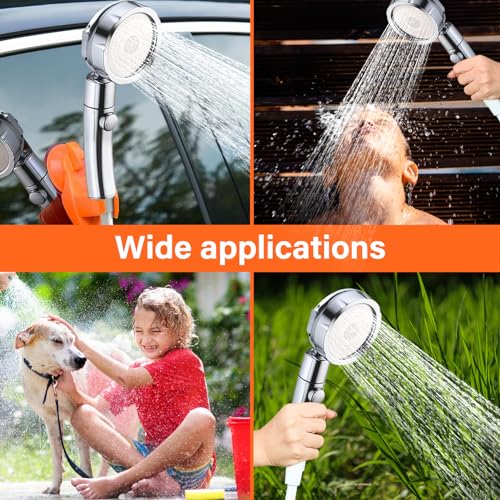Qjwdb Portable Shower For Camping: Outdoor Electric Shower Rechargeable Pump With Intelligent Digital Display thumb #7