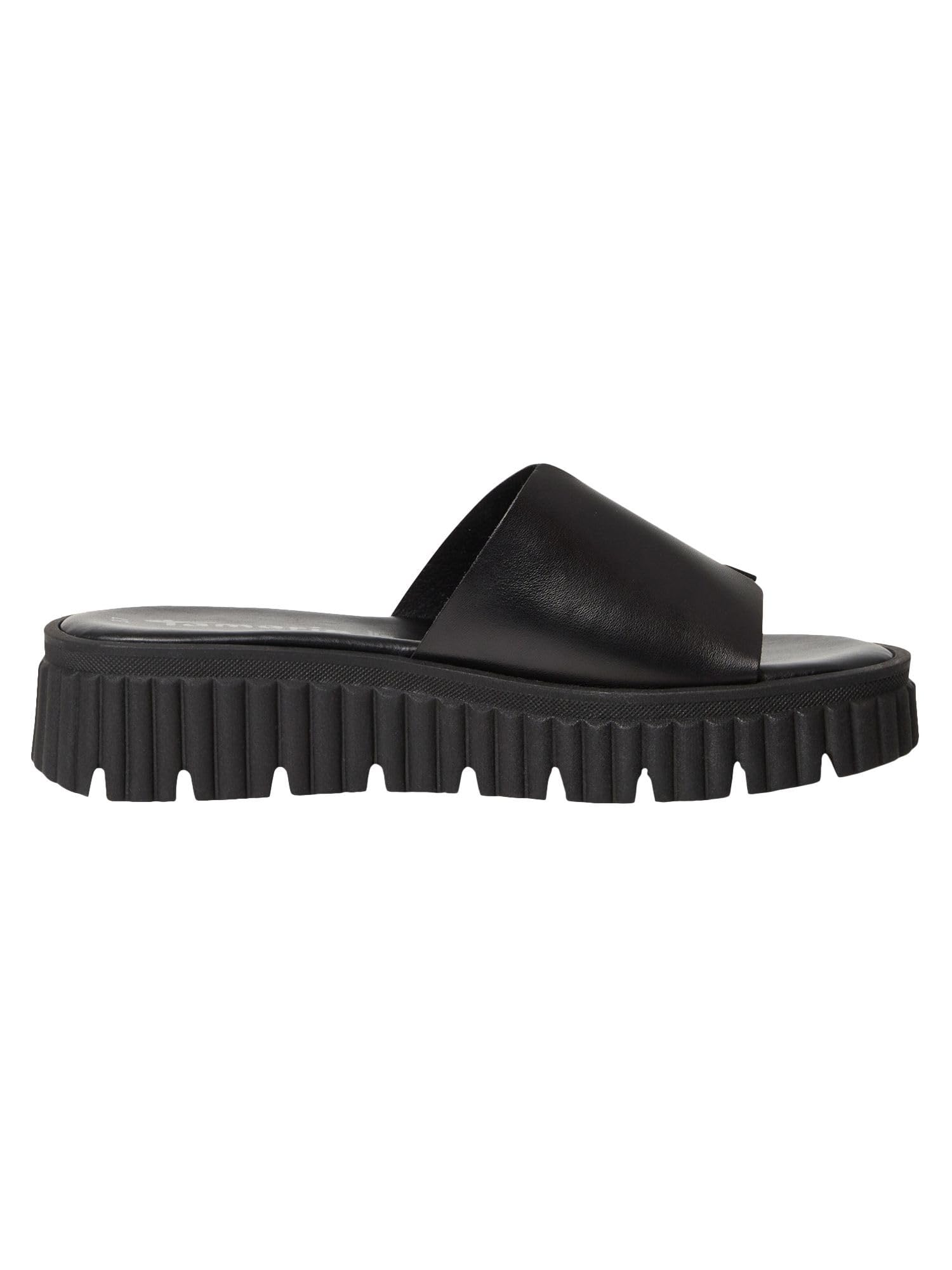 Tamaris Mule femme à talon compensé en cuir