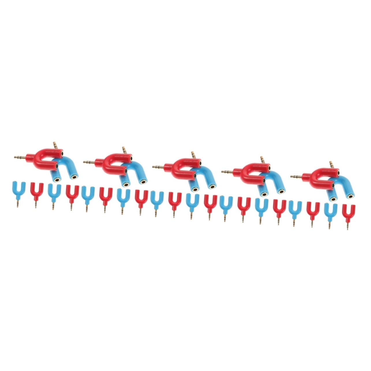 Gatuida Adattatore Audio Da 30 Pezzi Adattatore Jack Splitter Per Adattatori Per Cuffie Per Cuffie 1/2 Per ie 1/2 Amanti Del Rame Senza