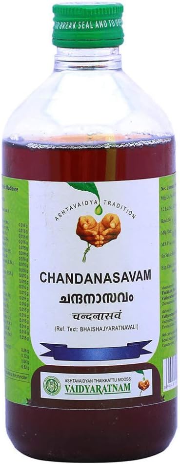 VAIDYARATNAM Chandanasavam 450 Ml| Ayurvedic Products | Ayurveda Products Products