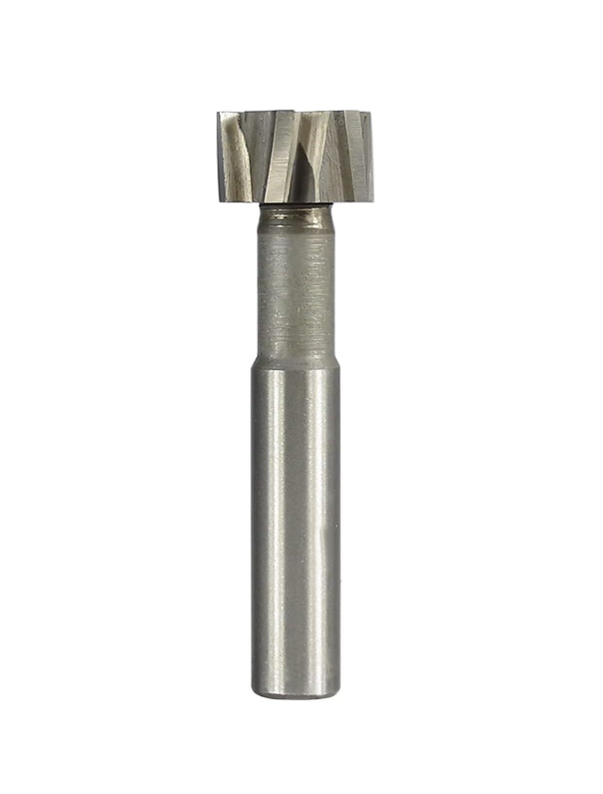 Fresa for scanalatura a T HSS Woodruff Fresa con sede chiave for macchine utensili in metallo, 1 pcs(12x2x8x60l)