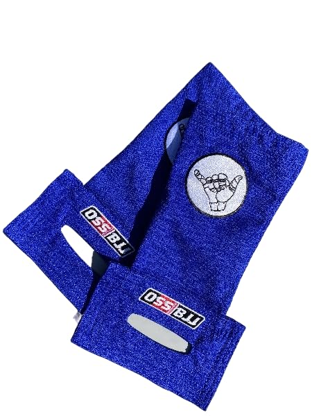 OSS Combat Sports - Jiu Jitsu & Judo Grip Trainer | BJJ Exercise Jiu Jitsu and Judo Training System - Improve Grappling Grip Power, Endurance, and Performance (Blue)