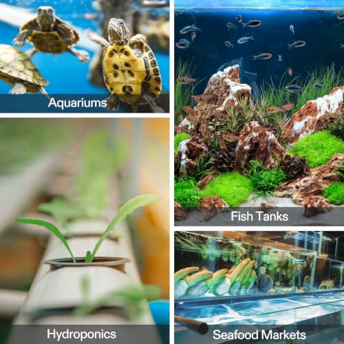 Image of VIVOSUN 12PCS 1 Inch Air Stones for Aquarium, Air Pump, Fish Tank